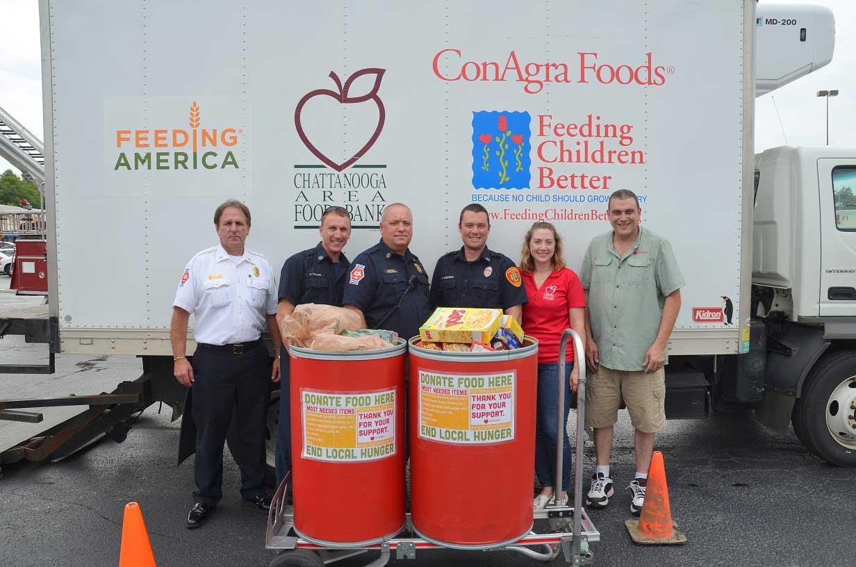 Results Released for Firefightrers Against Hunger Food Drive