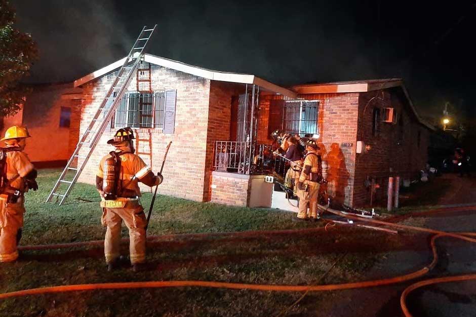 Riverside Drive house fire