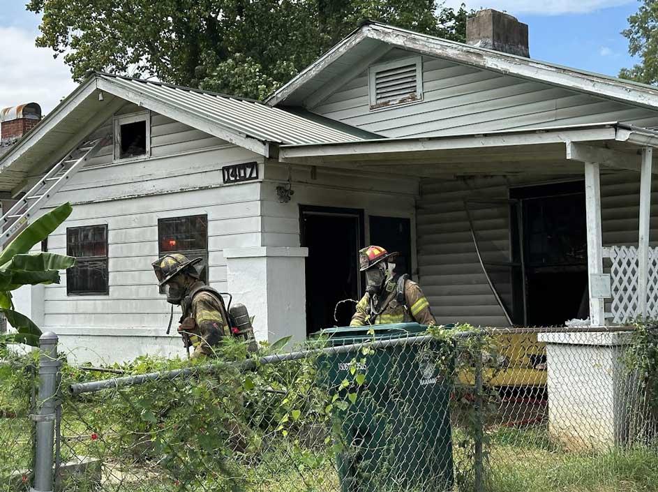 Roanoke Ave duplex fire sends two to the hospital