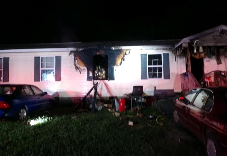 S Watkins Street fire displaces two families