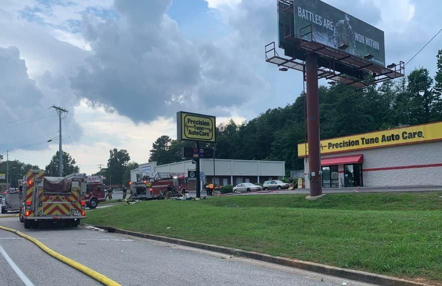 Same person sets fire to two Hixson businesses