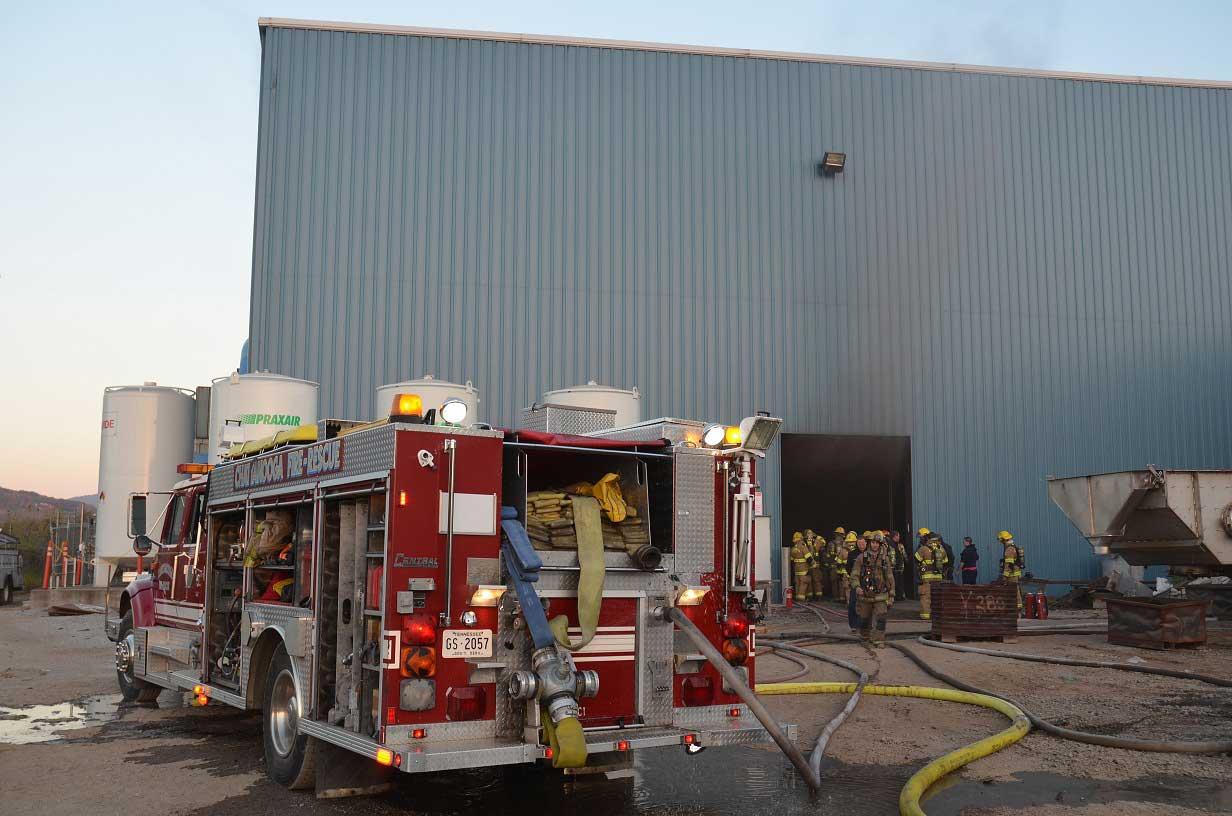 Six Injured in Industrial Explosion and Fire