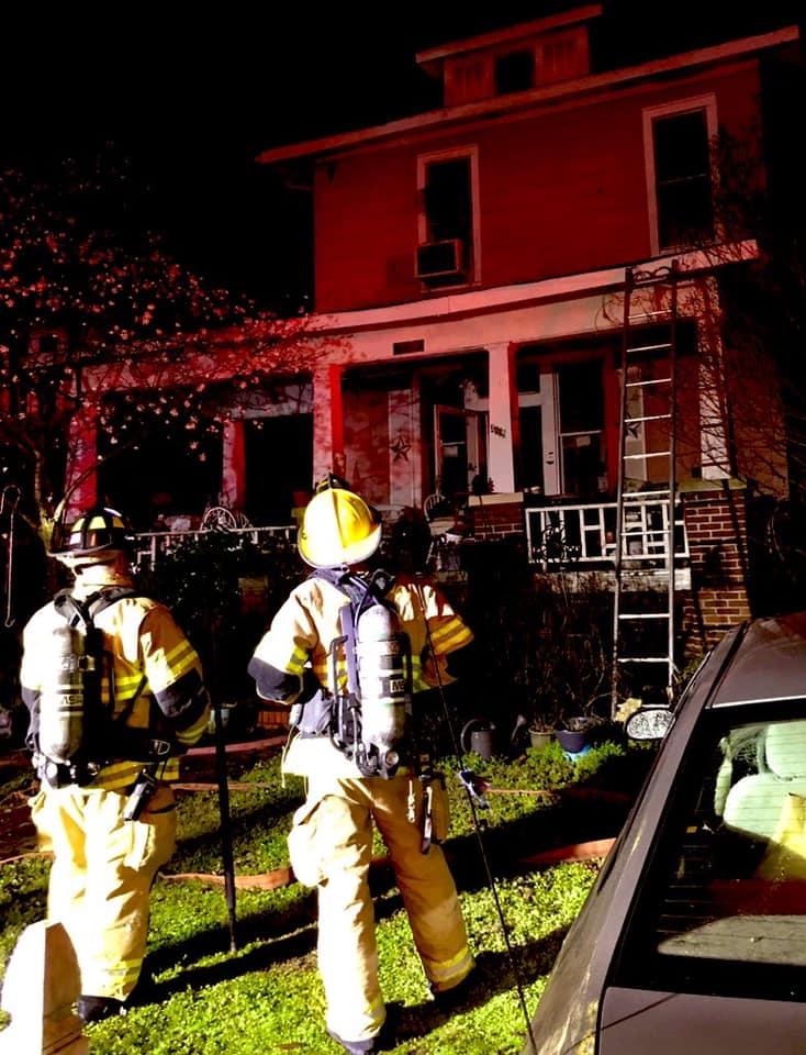 Space heater possibly to blame for house fire