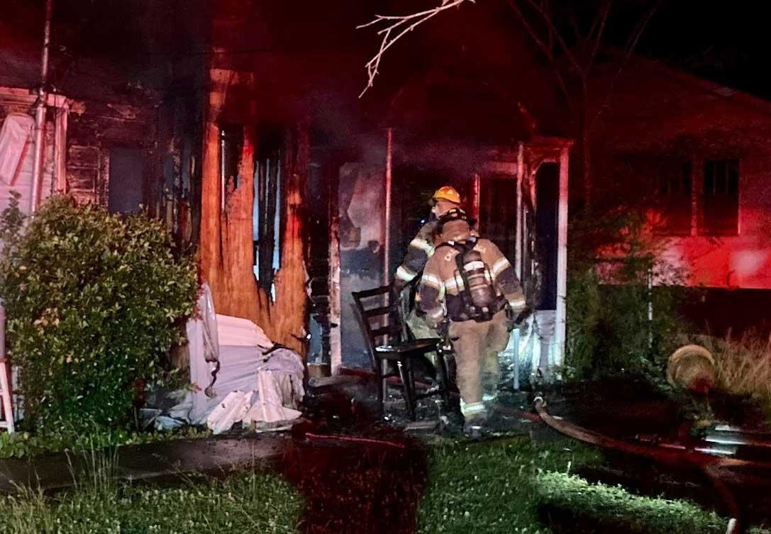 Three people displaced by Glendale Drive house fire