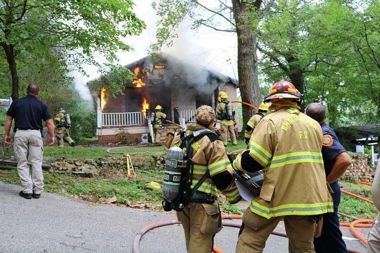 Two People Displaced in Morning House Fire