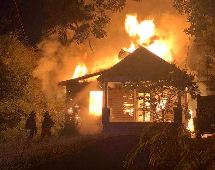 Vacant East Brainerd home destroyed by fire