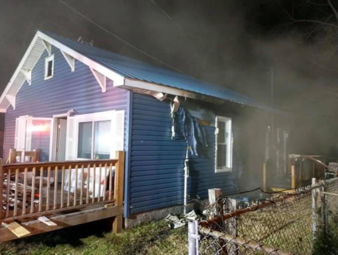 Vacant house fire on Ocoee Street