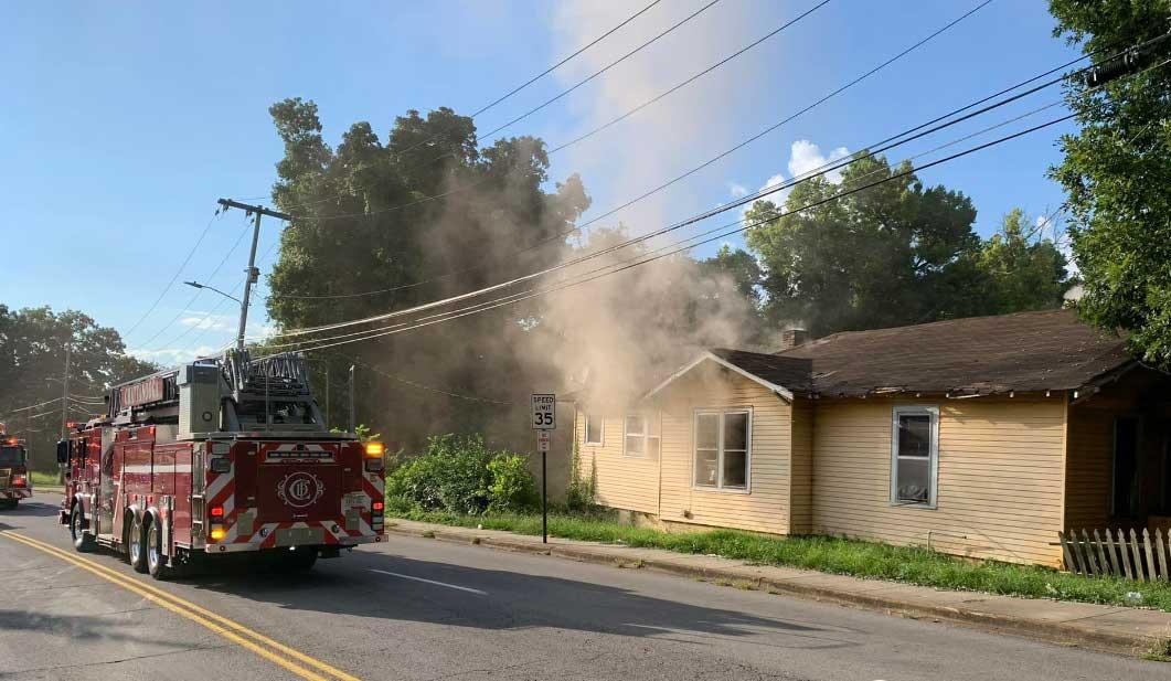 Wheeler Ave vacant house fire